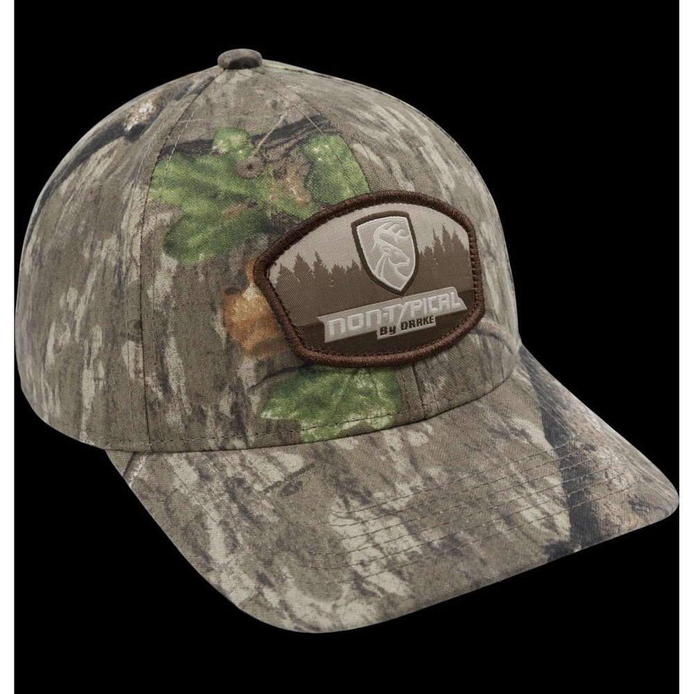Drake Waterfowl Non Typical Camo Winter Back Hat Trucker Ball Cap‎ Deer Hunting